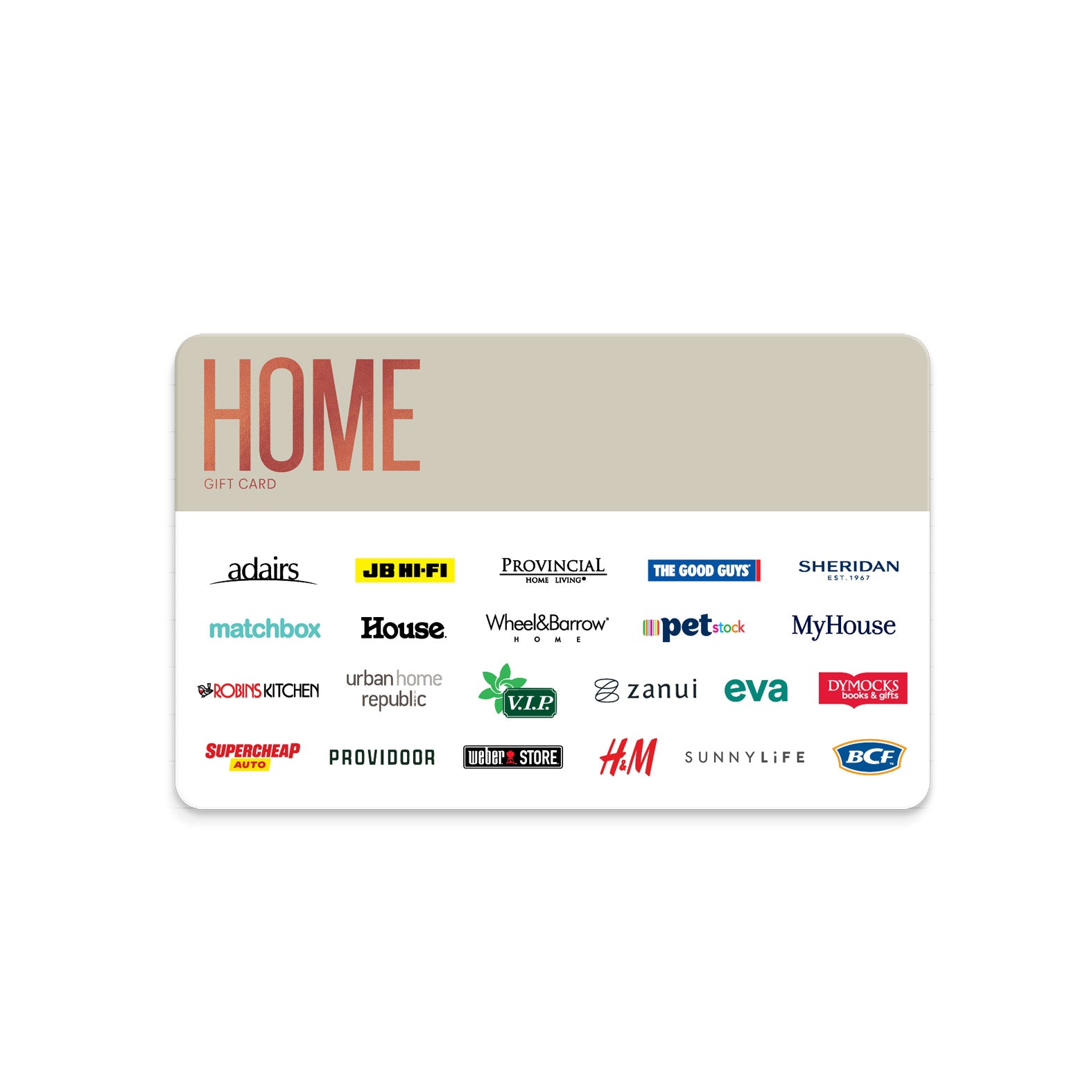 $50  Home Gift Card (Digital e-gift Card)