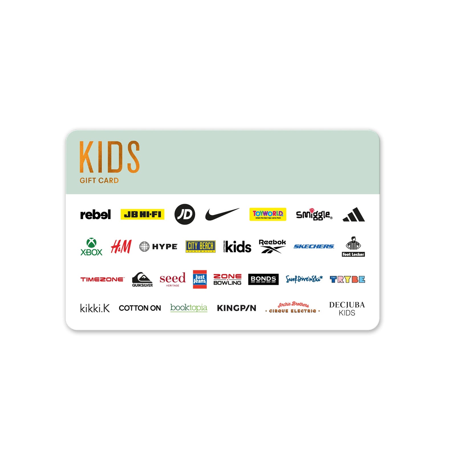 $50 Kids Gift Card (Digital e-gift Card)