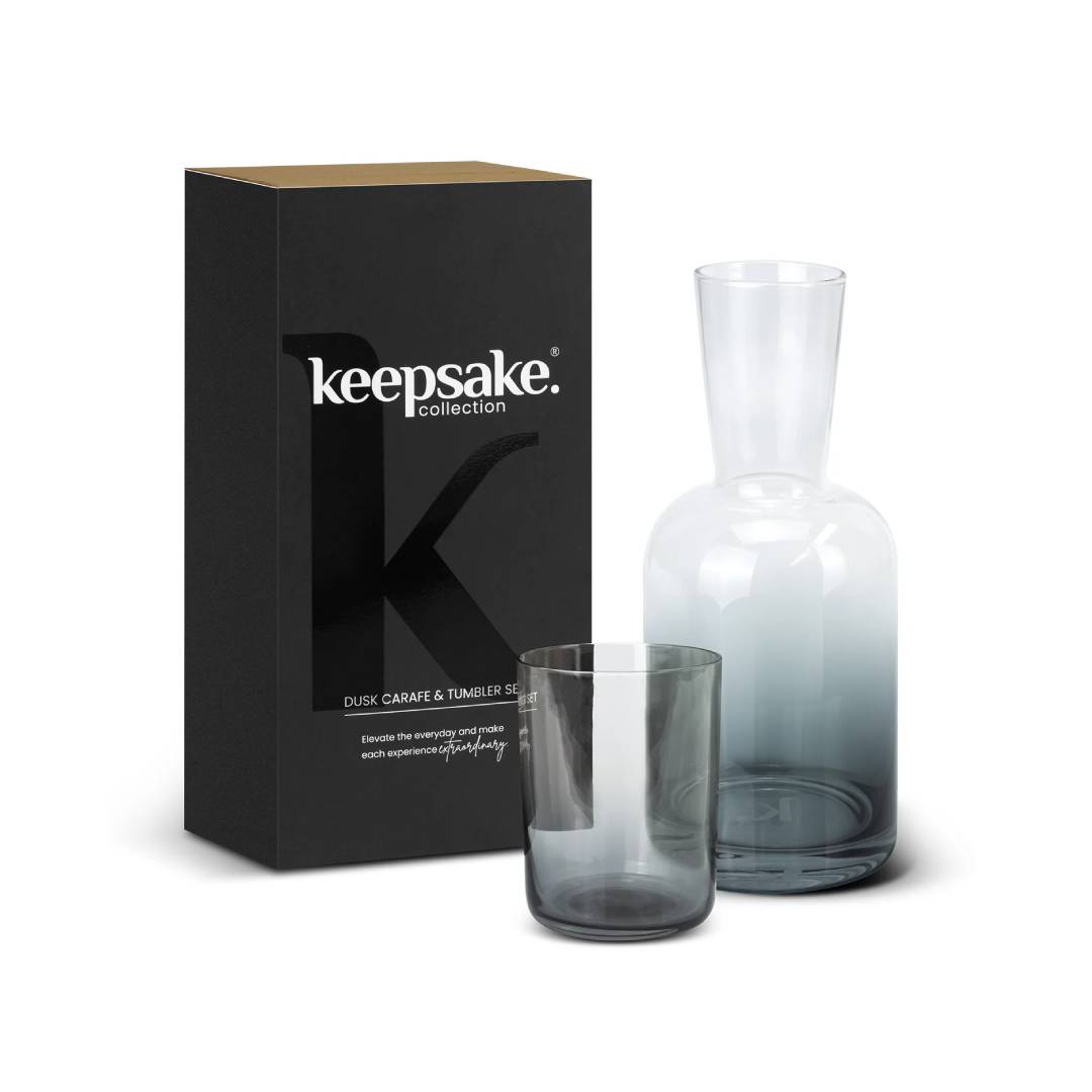 Keepsake Dusk Carafe and Tumbler Set