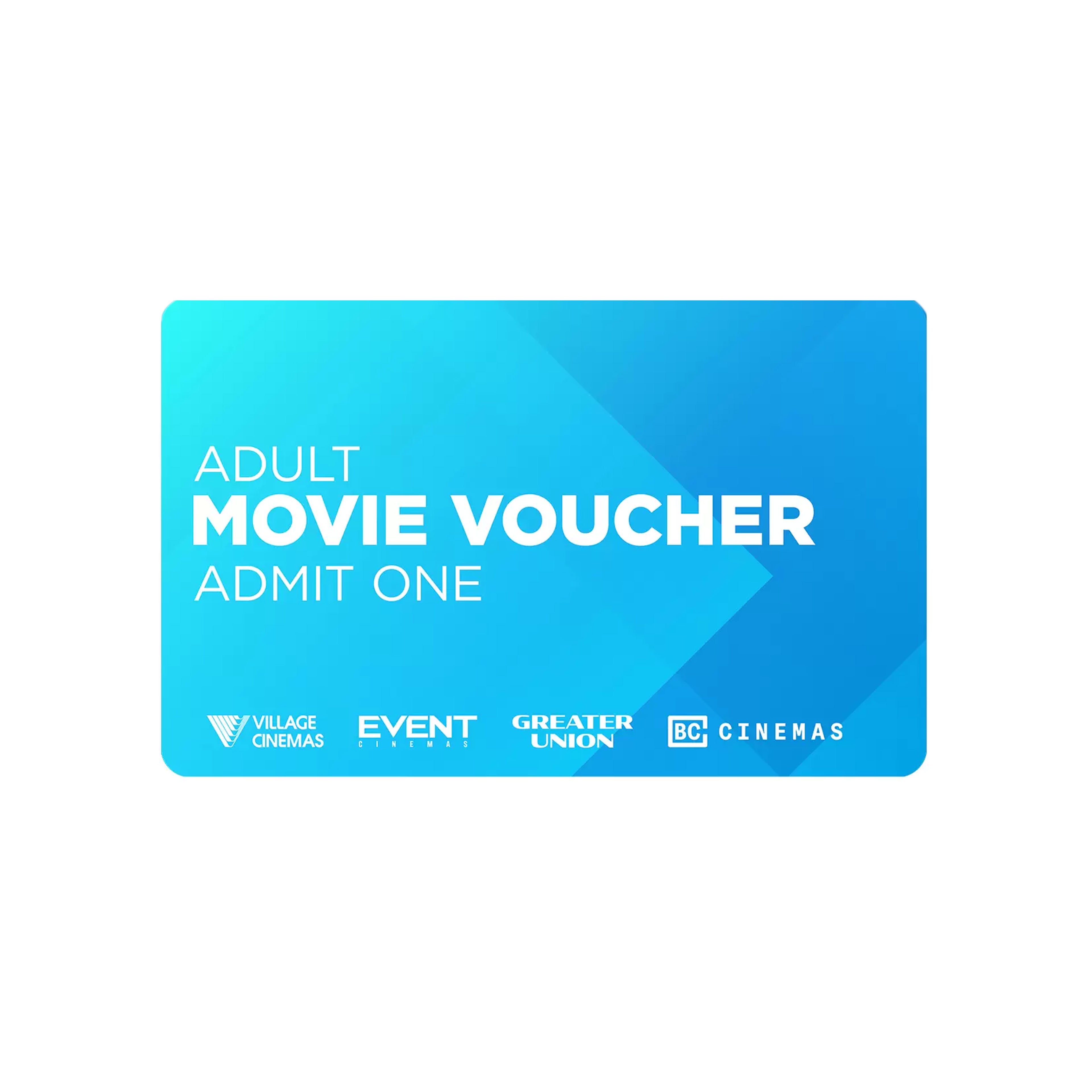 Event & Village Cinema Movie Card (Physical Gift Card) 1x Adult Entry